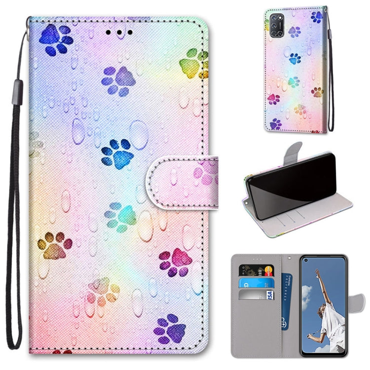 Coloured Drawing Cross Texture Horizontal Flip PU Leather Case with Holder & Card Slots & Wallet & Lanyard, For Motorola Moto G 5G, For Motorola Moto G 5G Plus, For OPPO A52 / A92 / A72, For Alcatel 1L (2021)