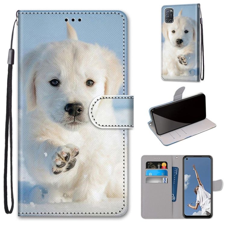 Coloured Drawing Cross Texture Horizontal Flip PU Leather Case with Holder & Card Slots & Wallet & Lanyard, For Motorola Moto G 5G, For Motorola Moto G 5G Plus, For OPPO A52 / A92 / A72, For Alcatel 1L (2021)