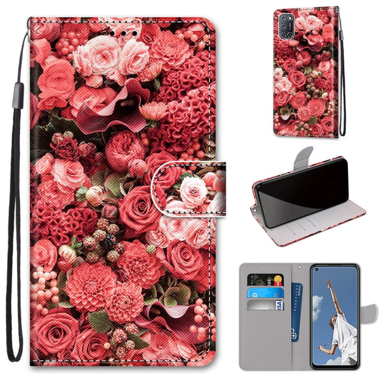 Coloured Drawing Cross Texture Horizontal Flip PU Leather Case with Holder & Card Slots & Wallet & Lanyard, For Motorola Moto G 5G, For Motorola Moto G 5G Plus, For OPPO A52 / A92 / A72, For Alcatel 1L (2021)