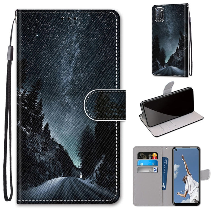 Coloured Drawing Cross Texture Horizontal Flip PU Leather Case with Holder & Card Slots & Wallet & Lanyard, For Motorola Moto G 5G, For Motorola Moto G 5G Plus, For OPPO A52 / A92 / A72, For Alcatel 1L (2021)