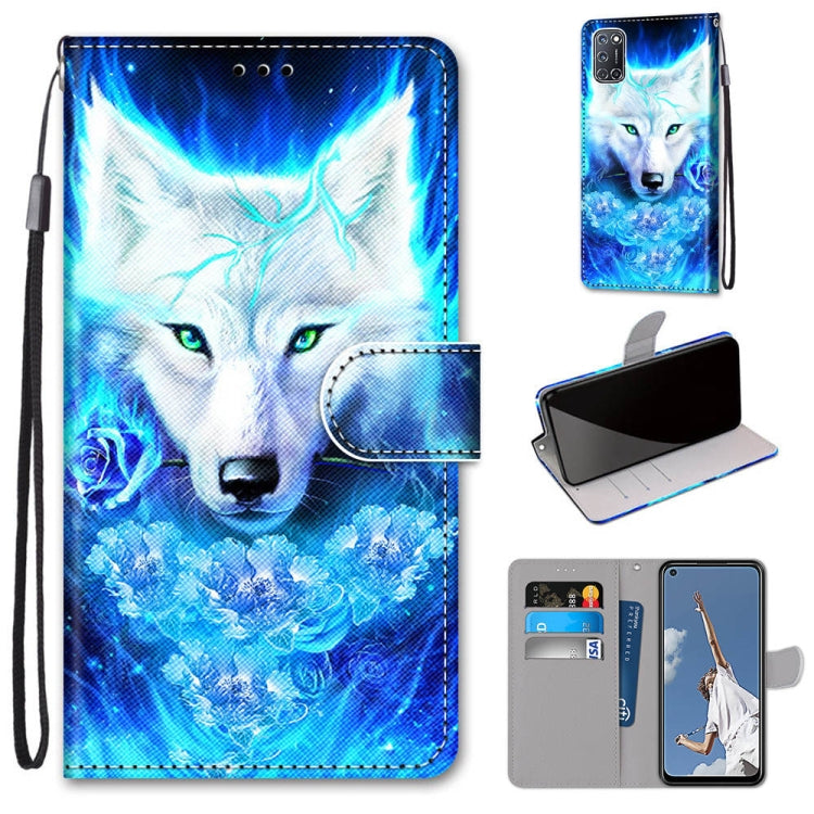 Coloured Drawing Cross Texture Horizontal Flip PU Leather Case with Holder & Card Slots & Wallet & Lanyard, For Motorola Moto G 5G, For Motorola Moto G 5G Plus, For OPPO A52 / A92 / A72, For Alcatel 1L (2021)