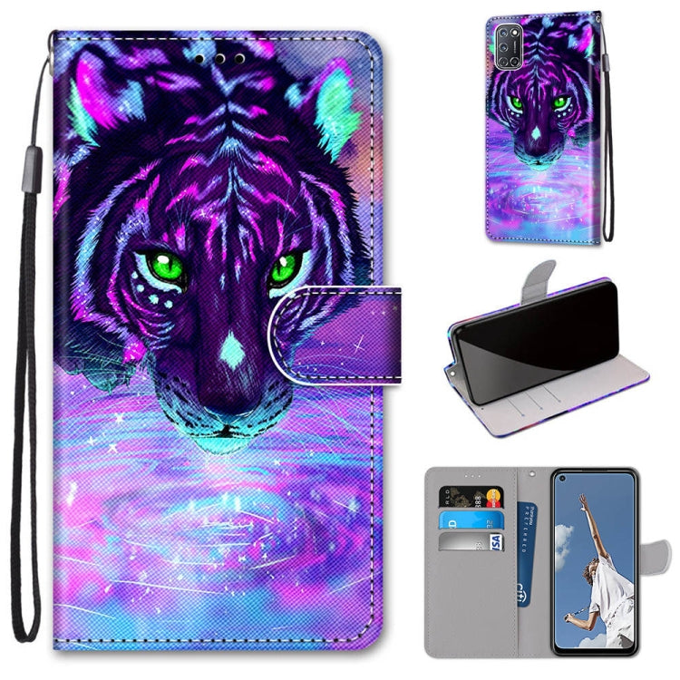 Coloured Drawing Cross Texture Horizontal Flip PU Leather Case with Holder & Card Slots & Wallet & Lanyard, For Motorola Moto G 5G, For Motorola Moto G 5G Plus, For OPPO A52 / A92 / A72, For Alcatel 1L (2021)