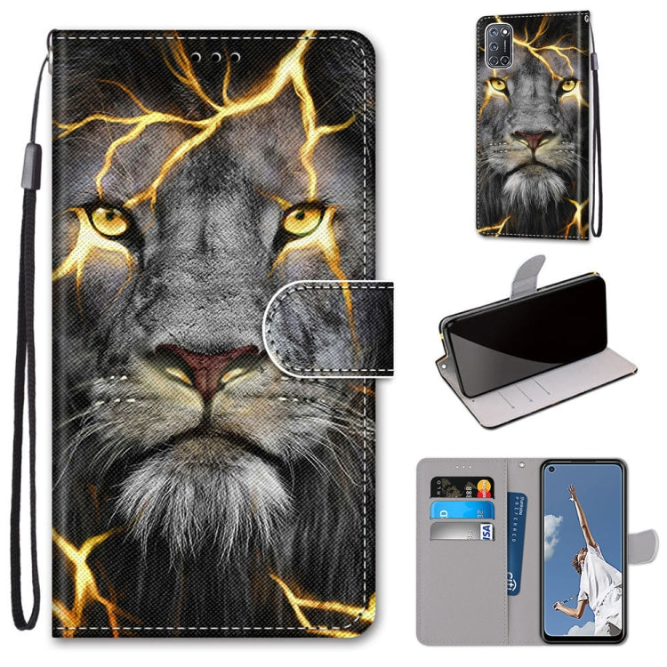 Coloured Drawing Cross Texture Horizontal Flip PU Leather Case with Holder & Card Slots & Wallet & Lanyard, For Motorola Moto G 5G, For Motorola Moto G 5G Plus, For OPPO A52 / A92 / A72, For Alcatel 1L (2021)