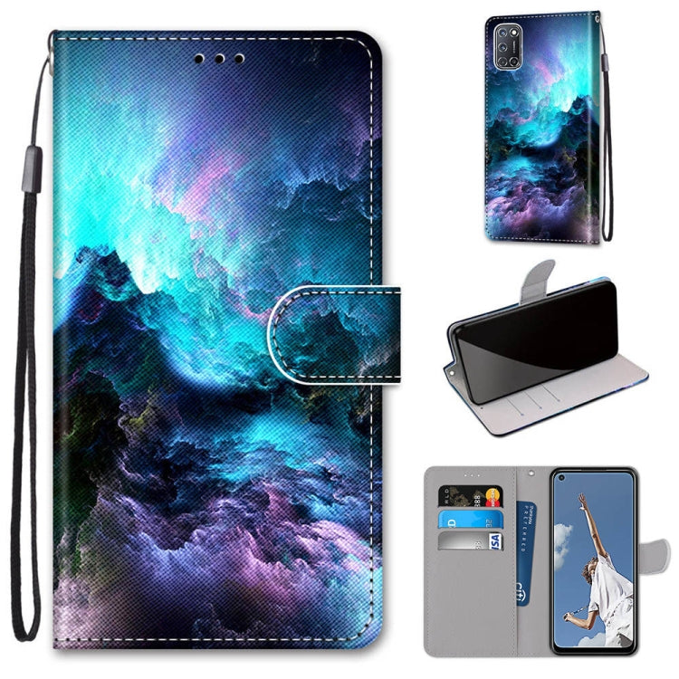Coloured Drawing Cross Texture Horizontal Flip PU Leather Case with Holder & Card Slots & Wallet & Lanyard, For Motorola Moto G 5G, For Motorola Moto G 5G Plus, For OPPO A52 / A92 / A72, For Alcatel 1L (2021)