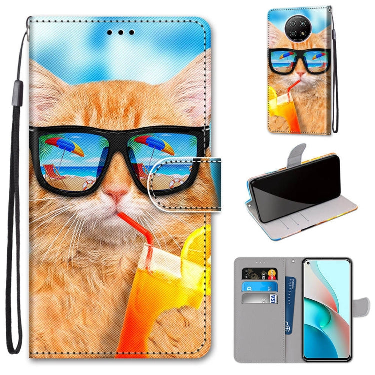 Coloured Drawing Cross Texture Horizontal Flip PU Leather Case with Holder & Card Slots & Wallet & Lanyard, For Xiaomi Redmi Note 9 4G / 9 Power, For Xiaomi Redmi Note 9T / Note 9 5G, For Xiaomi Poco M3, For Xiaomi Poco X3 NFC