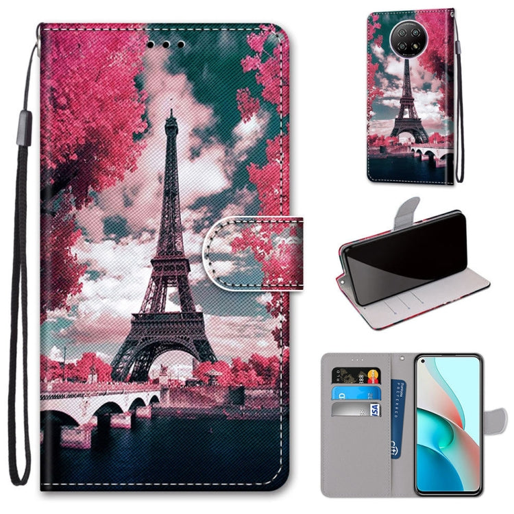Coloured Drawing Cross Texture Horizontal Flip PU Leather Case with Holder & Card Slots & Wallet & Lanyard, For Xiaomi Redmi Note 9 4G / 9 Power, For Xiaomi Redmi Note 9T / Note 9 5G, For Xiaomi Poco M3, For Xiaomi Poco X3 NFC