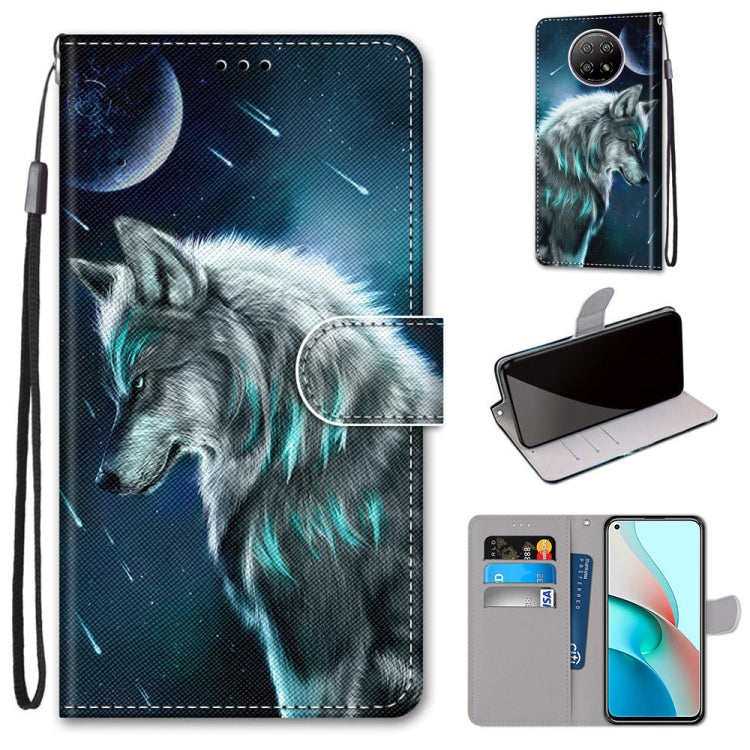 Coloured Drawing Cross Texture Horizontal Flip PU Leather Case with Holder & Card Slots & Wallet & Lanyard, For Xiaomi Redmi Note 9 4G / 9 Power, For Xiaomi Redmi Note 9T / Note 9 5G, For Xiaomi Poco M3, For Xiaomi Poco X3 NFC