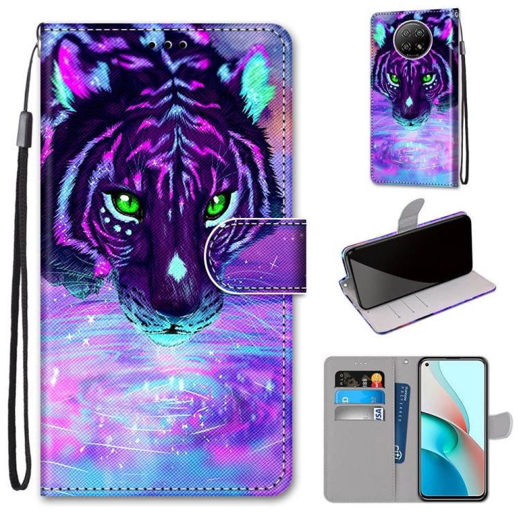 Coloured Drawing Cross Texture Horizontal Flip PU Leather Case with Holder & Card Slots & Wallet & Lanyard, For Xiaomi Redmi Note 9 4G / 9 Power, For Xiaomi Redmi Note 9T / Note 9 5G, For Xiaomi Poco M3, For Xiaomi Poco X3 NFC