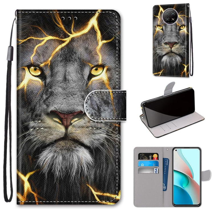 Coloured Drawing Cross Texture Horizontal Flip PU Leather Case with Holder & Card Slots & Wallet & Lanyard, For Xiaomi Redmi Note 9 4G / 9 Power, For Xiaomi Redmi Note 9T / Note 9 5G, For Xiaomi Poco M3, For Xiaomi Poco X3 NFC