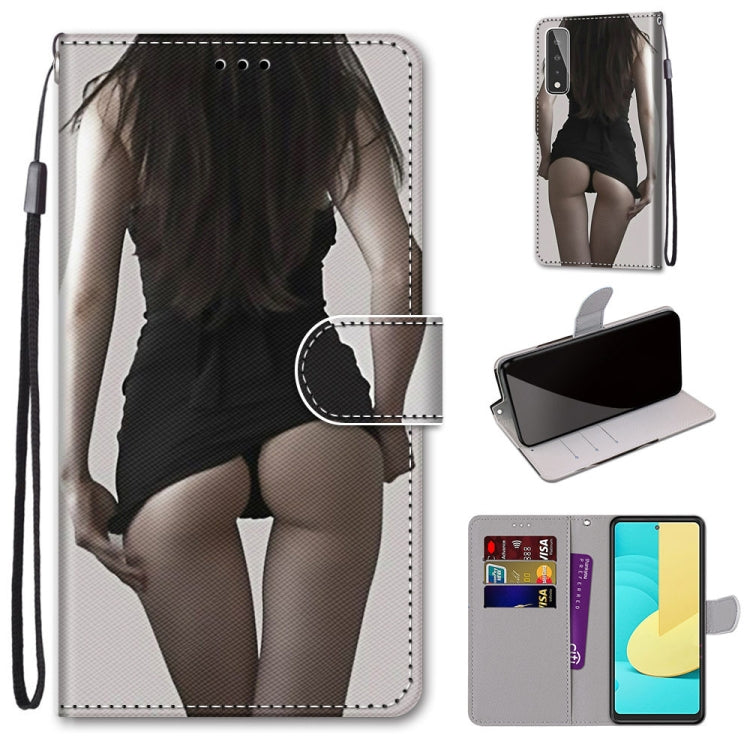Coloured Drawing Cross Texture Horizontal Flip PU Leather Case with Holder & Card Slots & Wallet & Lanyard, For Motorola Moto G8 Power, For Motorola Moto G 5G Plus, For Huawei Mate 40 Pro, For LG Stylo 7 5G