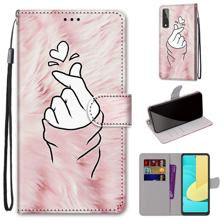 Coloured Drawing Cross Texture Horizontal Flip PU Leather Case with Holder & Card Slots & Wallet & Lanyard, For Motorola Moto G8 Power, For Motorola Moto G 5G Plus, For Huawei Mate 40 Pro, For LG Stylo 7 5G