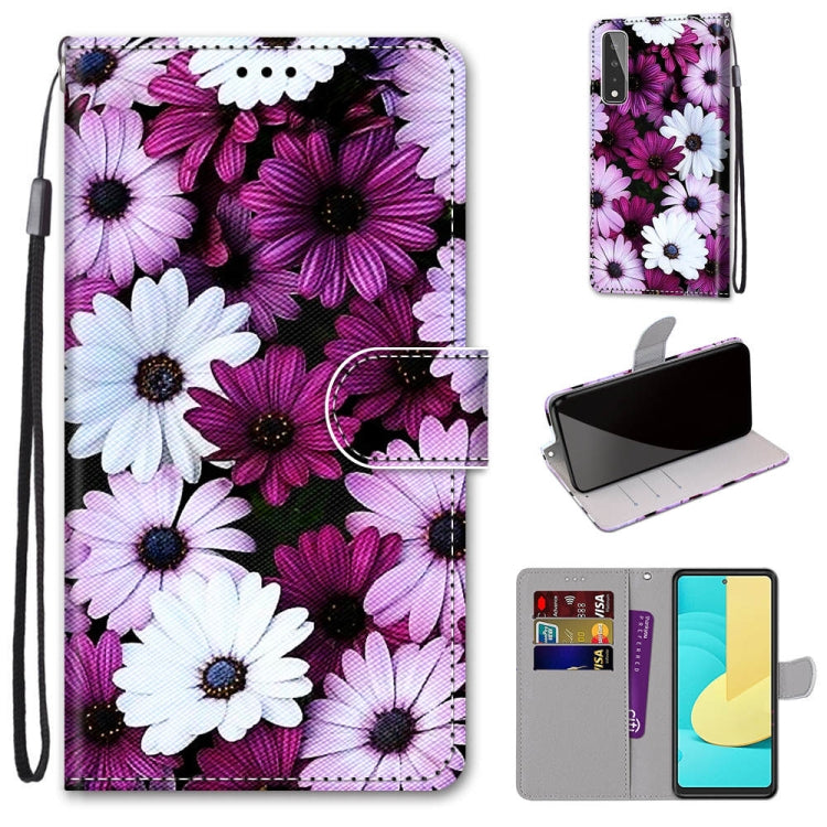 Coloured Drawing Cross Texture Horizontal Flip PU Leather Case with Holder & Card Slots & Wallet & Lanyard, For Motorola Moto G8 Power, For Motorola Moto G 5G Plus, For Huawei Mate 40 Pro, For LG Stylo 7 5G