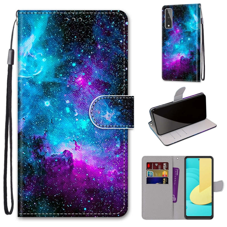 Coloured Drawing Cross Texture Horizontal Flip PU Leather Case with Holder & Card Slots & Wallet & Lanyard, For Motorola Moto G8 Power, For Motorola Moto G 5G Plus, For Huawei Mate 40 Pro, For LG Stylo 7 5G