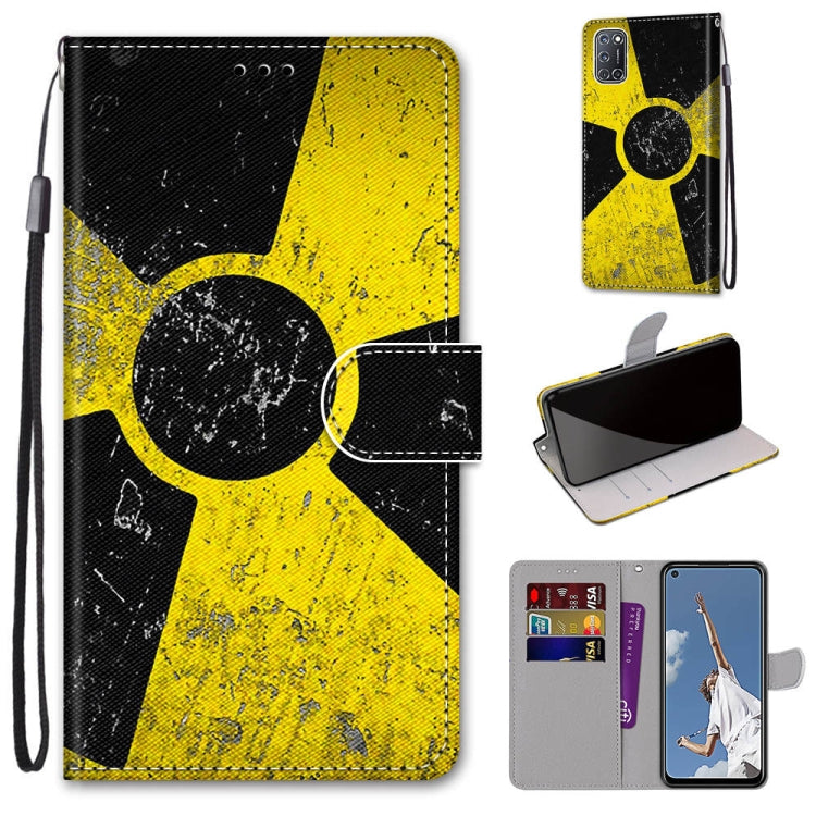 Coloured Drawing Cross Texture Horizontal Flip PU Leather Case with Holder & Card Slots & Wallet & Lanyard, For OPPO A52 / A92 / A72, For Alcatel 1L (2021), For Xiaomi Redmi 9 Power / Note 9 4G, For Huawei P smart 2021 / Y7a