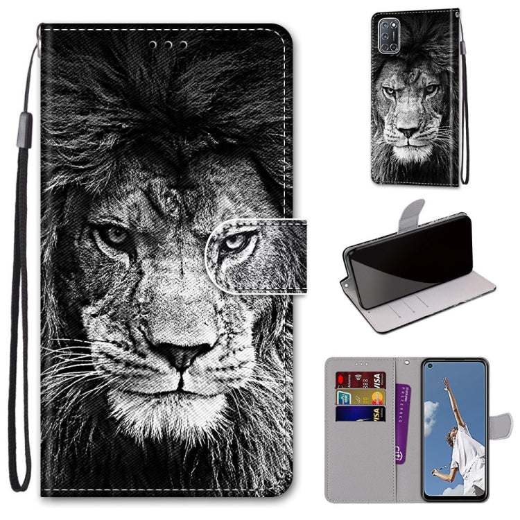 Coloured Drawing Cross Texture Horizontal Flip PU Leather Case with Holder & Card Slots & Wallet & Lanyard, For OPPO A52 / A92 / A72, For Alcatel 1L (2021), For Xiaomi Redmi 9 Power / Note 9 4G, For Huawei P smart 2021 / Y7a