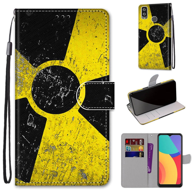 Coloured Drawing Cross Texture Horizontal Flip PU Leather Case with Holder & Card Slots & Wallet & Lanyard, For OPPO A52 / A92 / A72, For Alcatel 1L (2021), For Xiaomi Redmi 9 Power / Note 9 4G, For Huawei P smart 2021 / Y7a