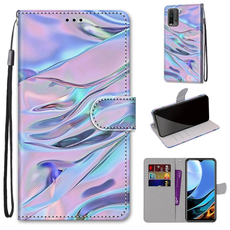 Coloured Drawing Cross Texture Horizontal Flip PU Leather Case with Holder & Card Slots & Wallet & Lanyard, For OPPO A52 / A92 / A72, For Alcatel 1L (2021), For Xiaomi Redmi 9 Power / Note 9 4G, For Huawei P smart 2021 / Y7a