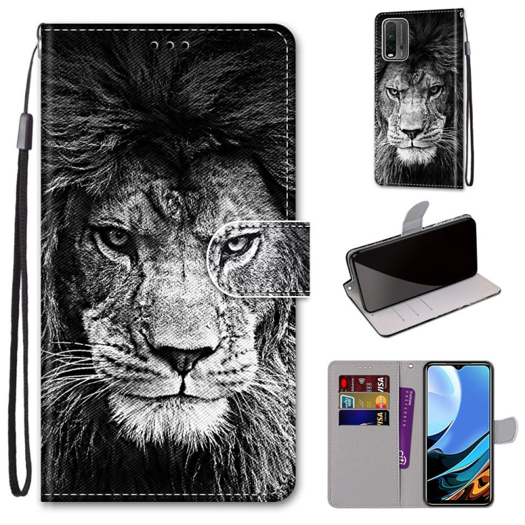 Coloured Drawing Cross Texture Horizontal Flip PU Leather Case with Holder & Card Slots & Wallet & Lanyard, For OPPO A52 / A92 / A72, For Alcatel 1L (2021), For Xiaomi Redmi 9 Power / Note 9 4G, For Huawei P smart 2021 / Y7a