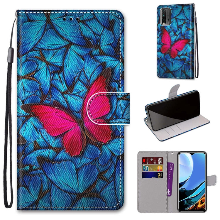 Coloured Drawing Cross Texture Horizontal Flip PU Leather Case with Holder & Card Slots & Wallet & Lanyard, For OPPO A52 / A92 / A72, For Alcatel 1L (2021), For Xiaomi Redmi 9 Power / Note 9 4G, For Huawei P smart 2021 / Y7a
