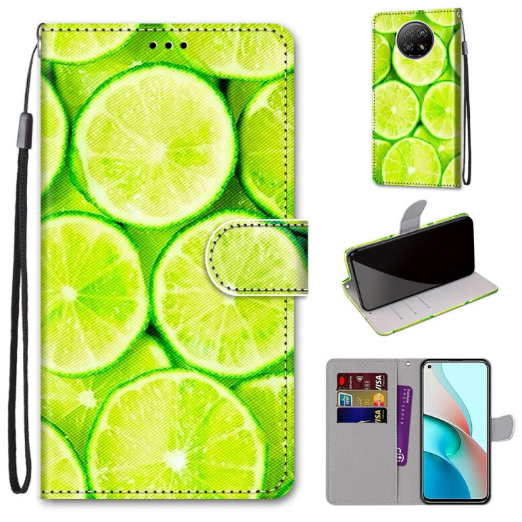 Coloured Drawing Cross Texture Horizontal Flip PU Leather Case with Holder & Card Slots & Wallet & Lanyard, For Samsung Galaxy A52 5G, For Samsung Galaxy A72 5G / 4G, For Xiaomi Poco M3, For Xiaomi Redmi Note 9 5G / Note 9T