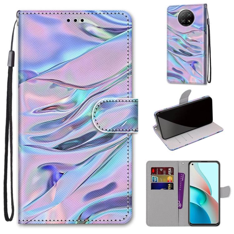 Coloured Drawing Cross Texture Horizontal Flip PU Leather Case with Holder & Card Slots & Wallet & Lanyard, For Samsung Galaxy A52 5G, For Samsung Galaxy A72 5G / 4G, For Xiaomi Poco M3, For Xiaomi Redmi Note 9 5G / Note 9T