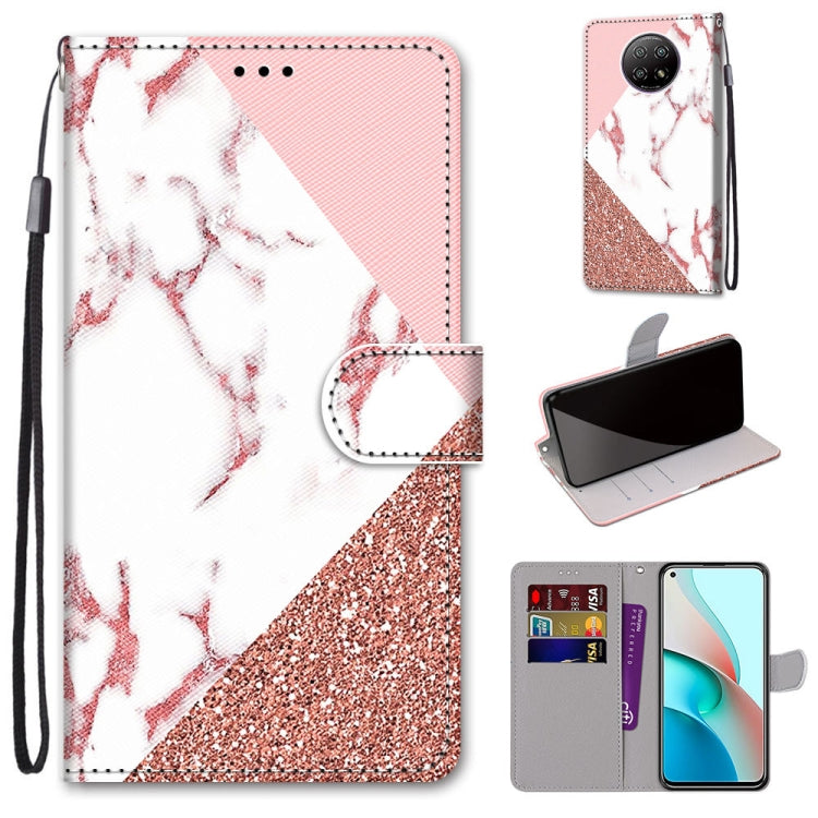 Coloured Drawing Cross Texture Horizontal Flip PU Leather Case with Holder & Card Slots & Wallet & Lanyard, For Samsung Galaxy A52 5G, For Samsung Galaxy A72 5G / 4G, For Xiaomi Poco M3, For Xiaomi Redmi Note 9 5G / Note 9T