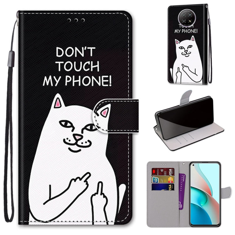 Coloured Drawing Cross Texture Horizontal Flip PU Leather Case with Holder & Card Slots & Wallet & Lanyard, For Samsung Galaxy A52 5G, For Samsung Galaxy A72 5G / 4G, For Xiaomi Poco M3, For Xiaomi Redmi Note 9 5G / Note 9T