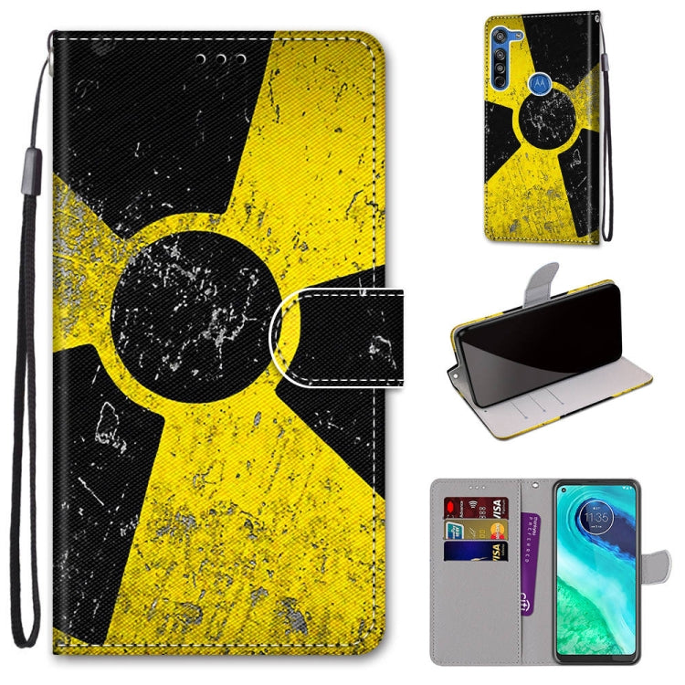 Coloured Drawing Cross Texture Horizontal Flip PU Leather Case with Holder & Card Slots & Wallet & Lanyard, For Motorola Moto E7, For Motorola Moto G 5G, For Motorola Moto E7 Plus / G9 Play / G9, For Motorola Moto G8