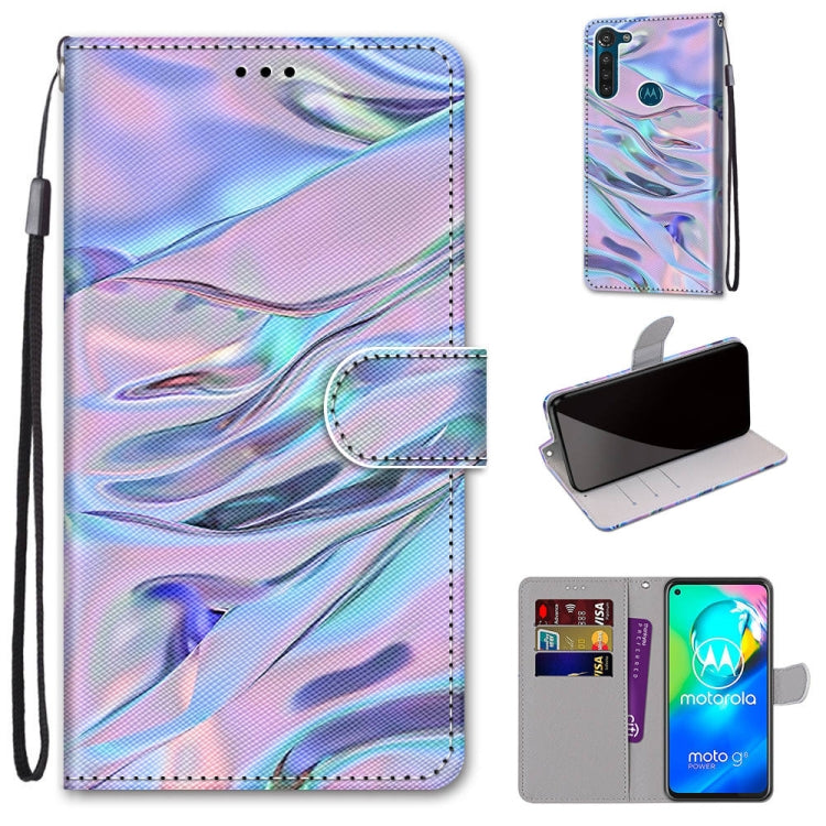 Coloured Drawing Cross Texture Horizontal Flip PU Leather Case with Holder & Card Slots & Wallet & Lanyard, For Motorola Moto G8 Power, For Motorola Moto G 5G Plus, For Huawei Mate 40 Pro, For LG Stylo 7 5G