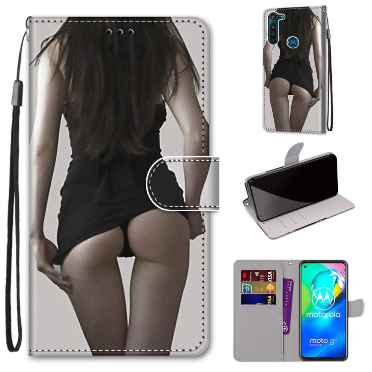 Coloured Drawing Cross Texture Horizontal Flip PU Leather Case with Holder & Card Slots & Wallet & Lanyard, For Motorola Moto G8 Power, For Motorola Moto G 5G Plus, For Huawei Mate 40 Pro, For LG Stylo 7 5G