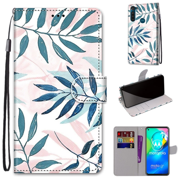 Coloured Drawing Cross Texture Horizontal Flip PU Leather Case with Holder & Card Slots & Wallet & Lanyard, For Motorola Moto G8 Power, For Motorola Moto G 5G Plus, For Huawei Mate 40 Pro, For LG Stylo 7 5G