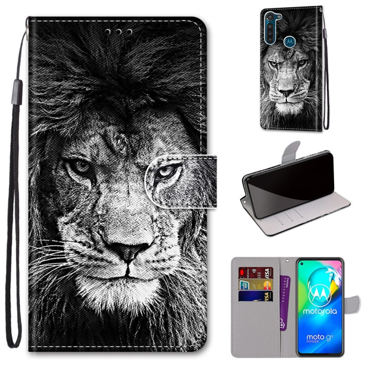 Coloured Drawing Cross Texture Horizontal Flip PU Leather Case with Holder & Card Slots & Wallet & Lanyard, For Motorola Moto G8 Power, For Motorola Moto G 5G Plus, For Huawei Mate 40 Pro, For LG Stylo 7 5G