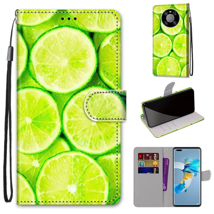 Coloured Drawing Cross Texture Horizontal Flip PU Leather Case with Holder & Card Slots & Wallet & Lanyard, For Motorola Moto G8 Power, For Motorola Moto G 5G Plus, For Huawei Mate 40 Pro, For LG Stylo 7 5G