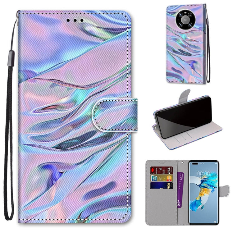 Coloured Drawing Cross Texture Horizontal Flip PU Leather Case with Holder & Card Slots & Wallet & Lanyard, For Motorola Moto G8 Power, For Motorola Moto G 5G Plus, For Huawei Mate 40 Pro, For LG Stylo 7 5G