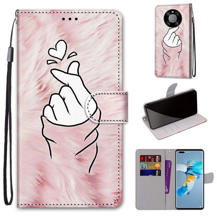 Coloured Drawing Cross Texture Horizontal Flip PU Leather Case with Holder & Card Slots & Wallet & Lanyard, For Motorola Moto G8 Power, For Motorola Moto G 5G Plus, For Huawei Mate 40 Pro, For LG Stylo 7 5G
