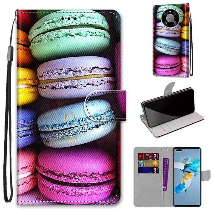 Coloured Drawing Cross Texture Horizontal Flip PU Leather Case with Holder & Card Slots & Wallet & Lanyard, For Motorola Moto G8 Power, For Motorola Moto G 5G Plus, For Huawei Mate 40 Pro, For LG Stylo 7 5G