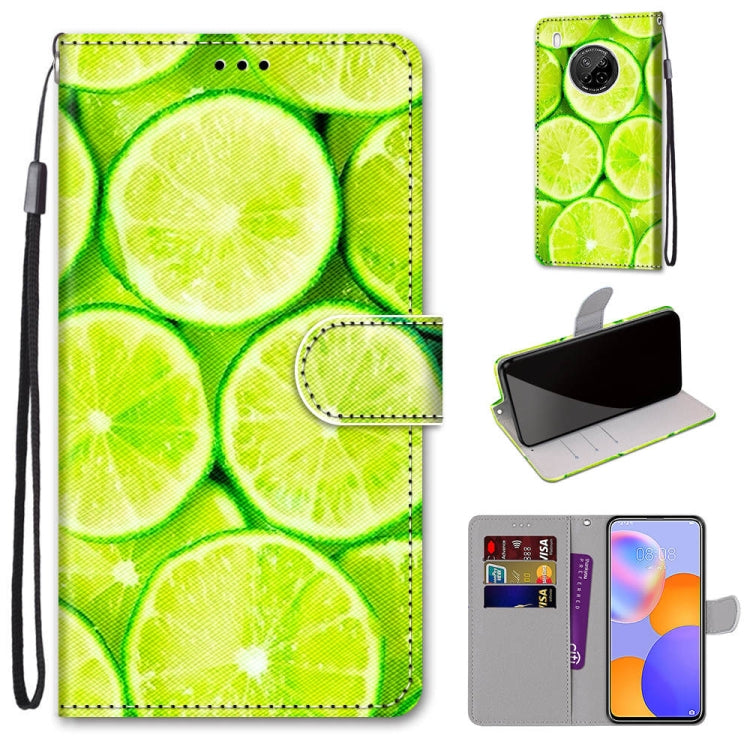 Coloured Drawing Cross Texture Horizontal Flip PU Leather Case with Holder & Card Slots & Wallet & Lanyard, For Huawei Y9a, For Honor 10X Lite, For Nokia 2.4, For Nokia 3.4