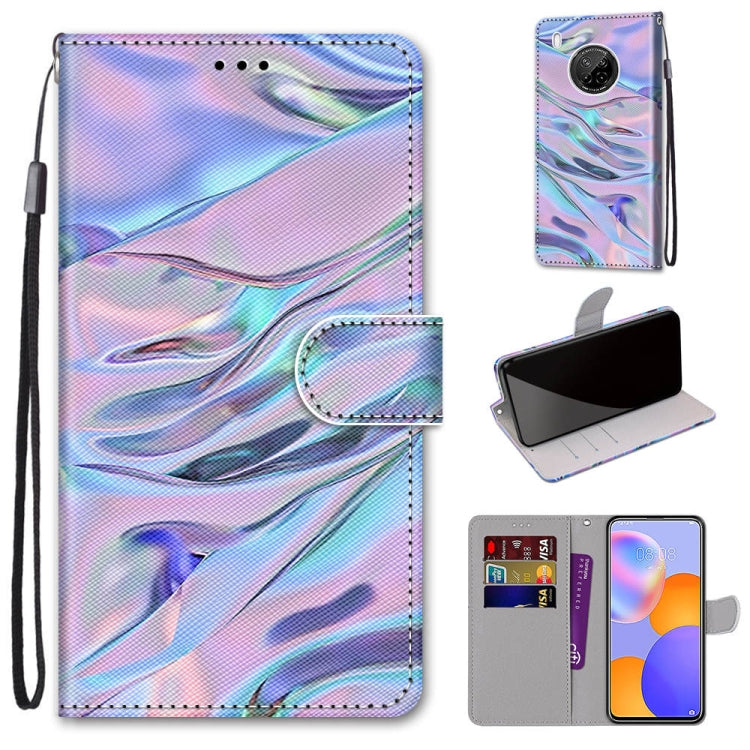 Coloured Drawing Cross Texture Horizontal Flip PU Leather Case with Holder & Card Slots & Wallet & Lanyard, For Huawei Y9a, For Honor 10X Lite, For Nokia 2.4, For Nokia 3.4