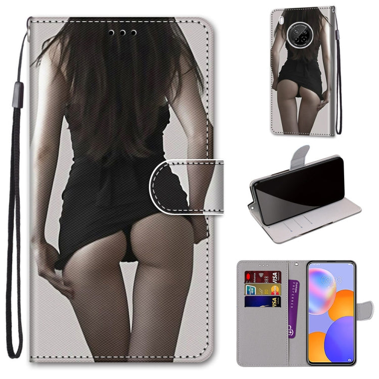 Coloured Drawing Cross Texture Horizontal Flip PU Leather Case with Holder & Card Slots & Wallet & Lanyard, For Huawei Y9a, For Honor 10X Lite, For Nokia 2.4, For Nokia 3.4