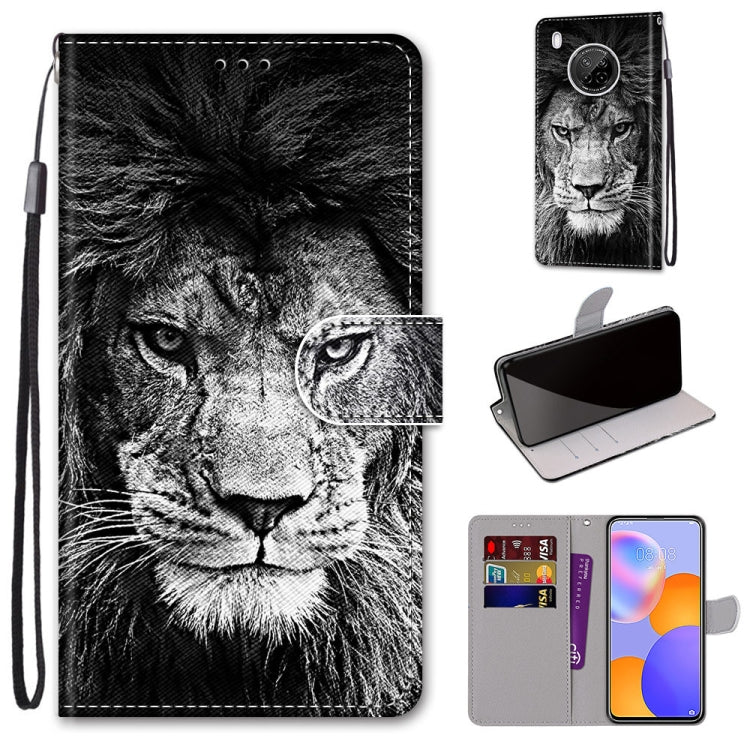 Coloured Drawing Cross Texture Horizontal Flip PU Leather Case with Holder & Card Slots & Wallet & Lanyard, For Huawei Y9a, For Honor 10X Lite, For Nokia 2.4, For Nokia 3.4