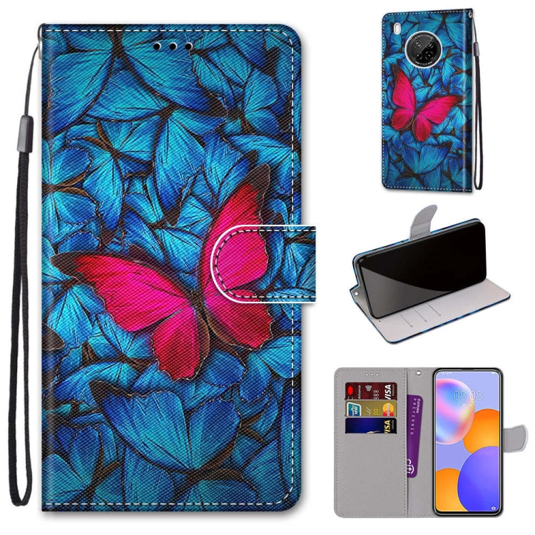 Coloured Drawing Cross Texture Horizontal Flip PU Leather Case with Holder & Card Slots & Wallet & Lanyard, For Huawei Y9a, For Honor 10X Lite, For Nokia 2.4, For Nokia 3.4