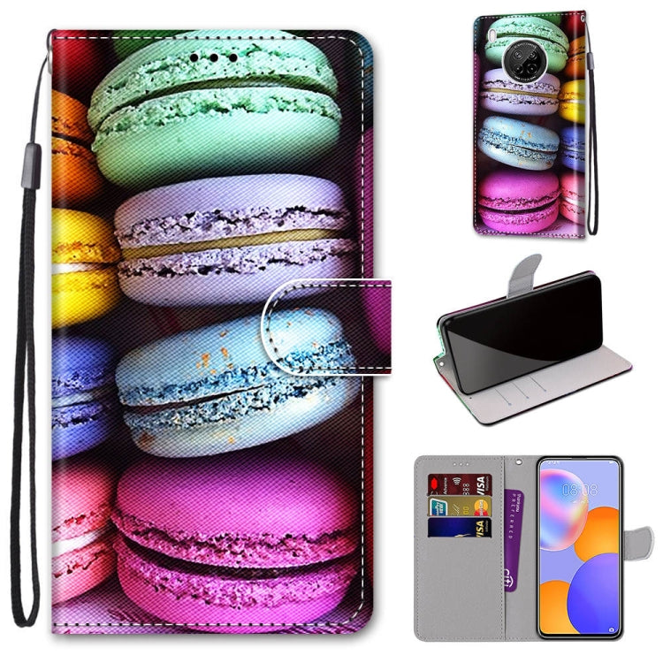 Coloured Drawing Cross Texture Horizontal Flip PU Leather Case with Holder & Card Slots & Wallet & Lanyard, For Huawei Y9a, For Honor 10X Lite, For Nokia 2.4, For Nokia 3.4