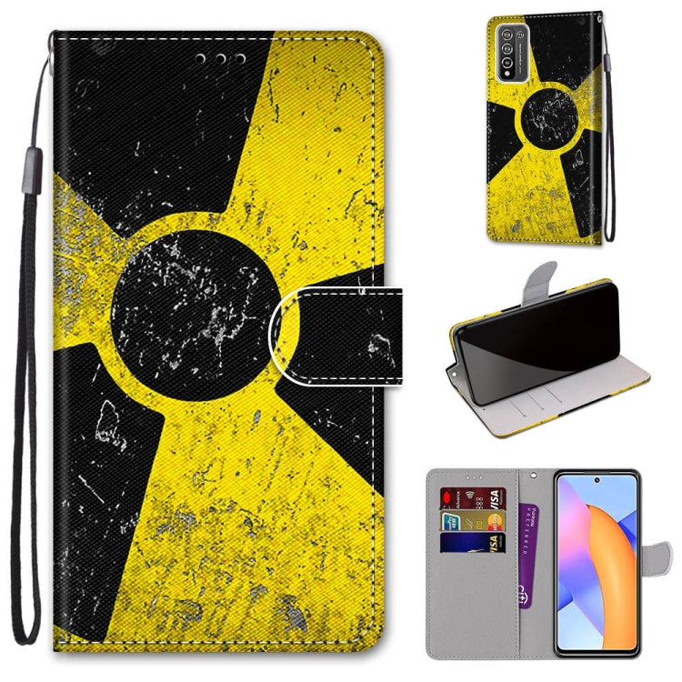 Coloured Drawing Cross Texture Horizontal Flip PU Leather Case with Holder & Card Slots & Wallet & Lanyard, For Huawei Y9a, For Honor 10X Lite, For Nokia 2.4, For Nokia 3.4