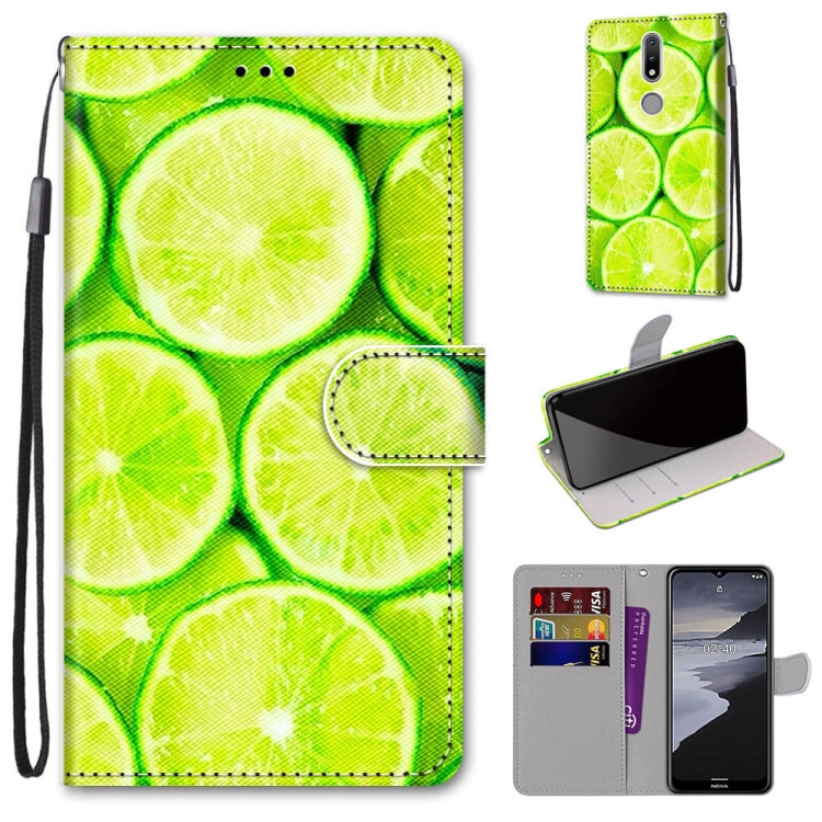 Coloured Drawing Cross Texture Horizontal Flip PU Leather Case with Holder & Card Slots & Wallet & Lanyard, For Huawei Y9a, For Honor 10X Lite, For Nokia 2.4, For Nokia 3.4