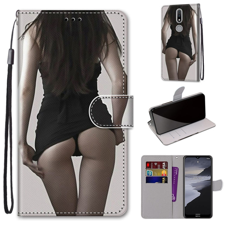 Coloured Drawing Cross Texture Horizontal Flip PU Leather Case with Holder & Card Slots & Wallet & Lanyard, For Huawei Y9a, For Honor 10X Lite, For Nokia 2.4, For Nokia 3.4