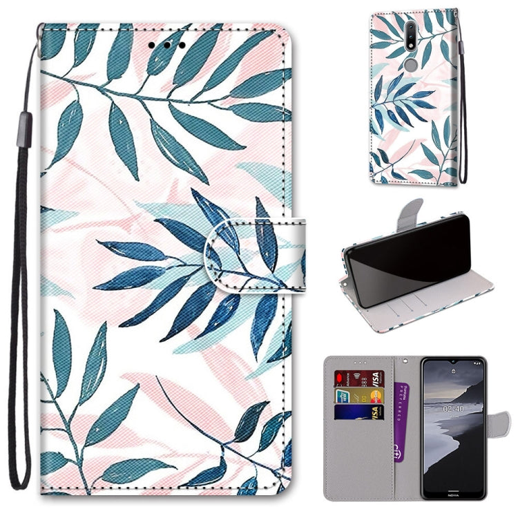 Coloured Drawing Cross Texture Horizontal Flip PU Leather Case with Holder & Card Slots & Wallet & Lanyard, For Huawei Y9a, For Honor 10X Lite, For Nokia 2.4, For Nokia 3.4