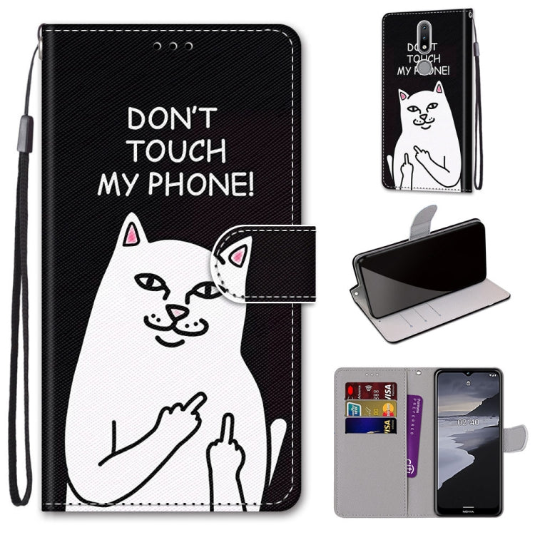 Coloured Drawing Cross Texture Horizontal Flip PU Leather Case with Holder & Card Slots & Wallet & Lanyard, For Huawei Y9a, For Honor 10X Lite, For Nokia 2.4, For Nokia 3.4