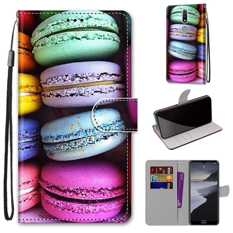 Coloured Drawing Cross Texture Horizontal Flip PU Leather Case with Holder & Card Slots & Wallet & Lanyard, For Huawei Y9a, For Honor 10X Lite, For Nokia 2.4, For Nokia 3.4