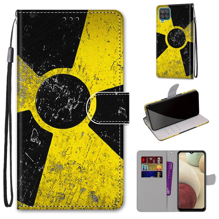 Coloured Drawing Cross Texture Horizontal Flip PU Leather Case with Holder & Card Slots & Wallet & Lanyard, For Samsung Galaxy A02 / M02, For Samsung Galaxy A02s / M02s, For Samsung Galaxy A12 / M12, For Samsung Galaxy A32 5G