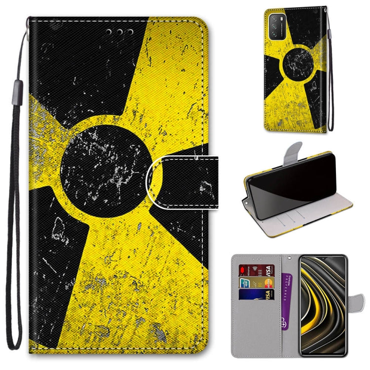 Coloured Drawing Cross Texture Horizontal Flip PU Leather Case with Holder & Card Slots & Wallet & Lanyard, For Samsung Galaxy A52 5G, For Samsung Galaxy A72 5G / 4G, For Xiaomi Poco M3, For Xiaomi Redmi Note 9 5G / Note 9T